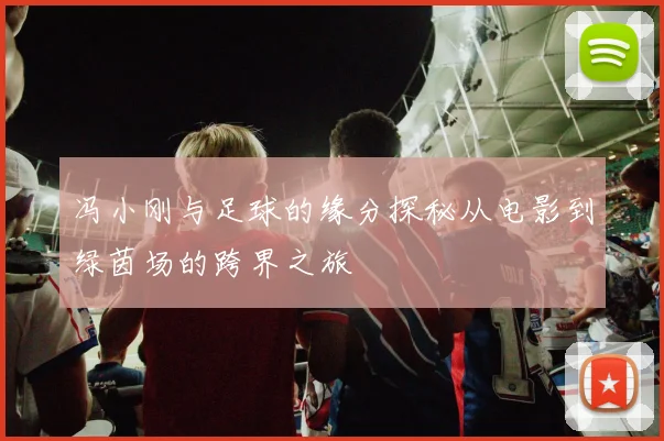 冯小刚与足球的缘分探秘从电影到绿茵场的跨界之旅